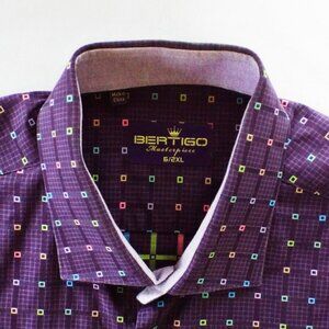 Men's Bertigo Masterpiece Long-sleeved Shirt - Size 6/2XL